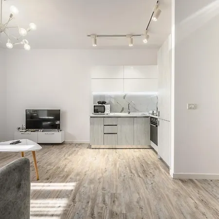 Lägenhet Miku Apartment-modernly Designed Downtown *